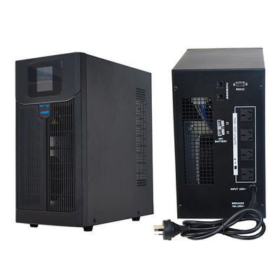 3KVA / 2.1KW UPS de línea interactiva Control doble de la CPU Onda senoidal pura
