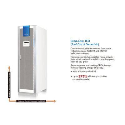 Eaton Marca en línea eaton 9310s UPS 15-500KVA 25KVA-200KVA fuente de alimentación ininterrumpida con salida de tres fases para computación de oficina