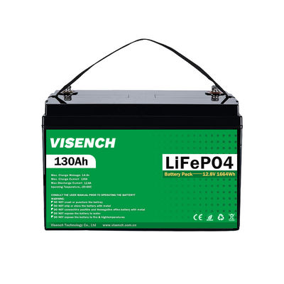 Visench Prismatic 12V 12.8V 40Ah Ciclos profundos Sistema de almacenamiento de energía solar recargable Batería LiFePO4 personalizada