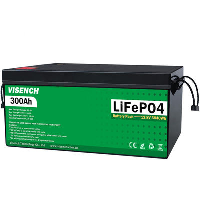 Visench Baterías de iones de litio recargables 12V 300Ah LiFePO4