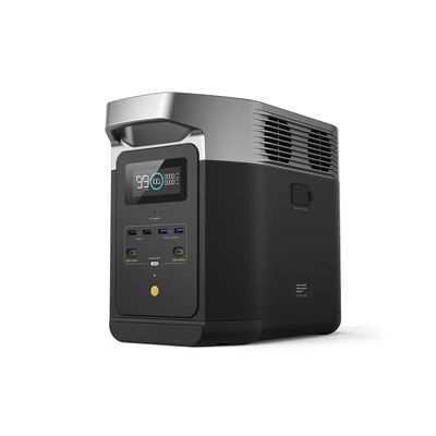 ECOFLOW Estación eléctrica portátil al aire libre 1024Wh LiFePO4 Batería de carga rápida AC 1800W Para acampar