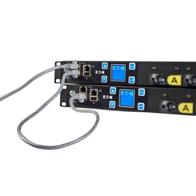 6 Way EATON EFLXB3P02 FLEXPDU BASIC 1U 309 32A 3P 6XC19 PDU especificaciones 0U para el centro de datos