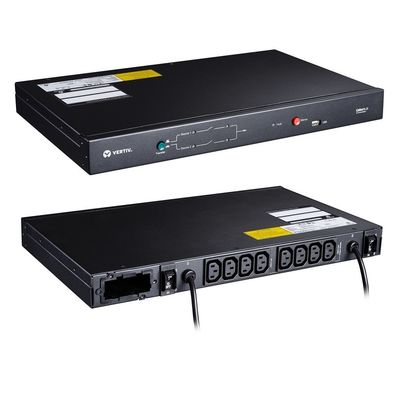 10A Socket IEC Standard Network Card VERTIV Interruptor de conmutación estática de entrada de potencia doble