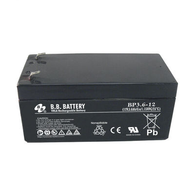 Batería BB BP3.6-12 12V 3.6AH UPS Vrla Batería recargable, Batería BB 12V, BB 12V Batería, 3.6AH BB 12V Batería