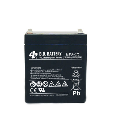 Batería de plomo ácido de 12V5Ah BB para UPS / Power Pack / luces de pesca / coche de juguete