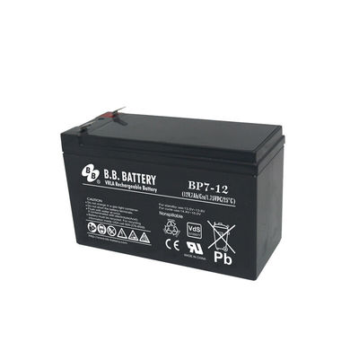 Sin mantenimiento sello de plomo ácido VRLA UPS Agm 12V 7ah Batería Batería recargable para sistema de iluminación de emergencia