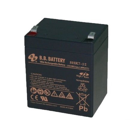 Batería de automóvil de plomo de alta calidad de 12V 7Ah adecuada para UPS