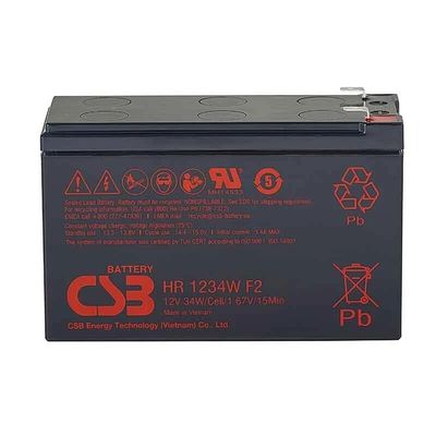 Batería CSB HR1232W 12V 32W Recargable Batería AGM sin mantenimiento de plomo ácido