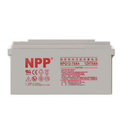 Batería de repuesto de 12V 70AH GEL para la central nuclear NPG12-70Ah