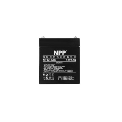 NPP NP12-5Ah Mejor almacenamiento de energía Sin mantenimiento Recargable Sellado plomo ácido 12V 5Ah batería de gel