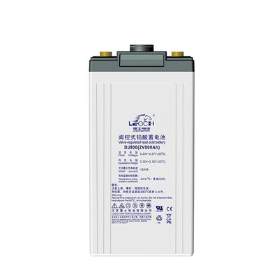 Batería solar AGM de larga duración de 800h de ciclo profundo de 2V para energía eléctrica UPS