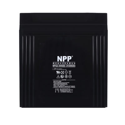 Instalación nuclear ecológica NaiPu NPG2-3000 Batería de gel de 2 V 3000Ah para sistemas de energía solar y fuera de la red