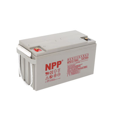 NPP de alta calidad NPG12V 70AH Sistema de energía solar para el hogar Ups GEL Batería para la luz solar de la calle Batería