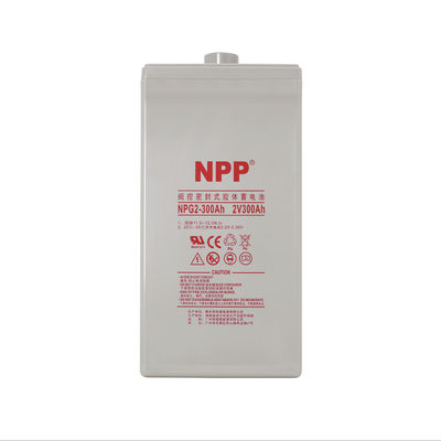 NPG2-300Ah Mejor almacenamiento de energía Sin mantenimiento Recargable avanzado 2V 300Ah Batería de plomo-ácido Batería de gel