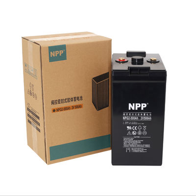 Ciclo profundo AGM Baterías selladas de plomo ácido NPG2-500 2V 500Ah Almacenamiento de energía solar Batería GEL