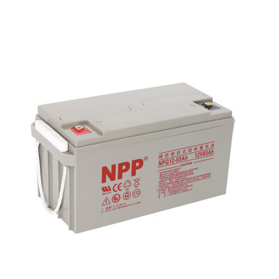 Batería de plomo-ácido sellada 12V 38a 65a Batería de gel Baterías de plomo-ácido para paneles solares Placa positiva sellada