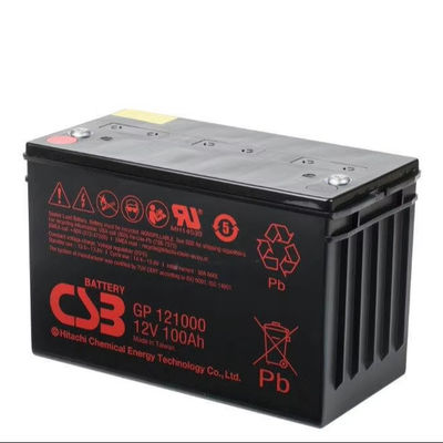Batería de plomo-ácido sellada sin mantenimiento de 12V 100Ah CSB GPL121000 para una larga duración