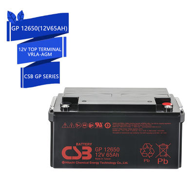 CSB GP12650 12V 65Ah Almacenamiento de energía VRLA recargable 12V 65Ah Batería CSB