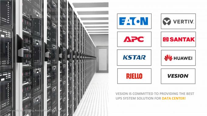 SANTAK Castillo 3C3 HD Tres fases 80KVA 80KW Torre en línea UPS modular interna para redes de centros de datos Telecomunicaciones 12