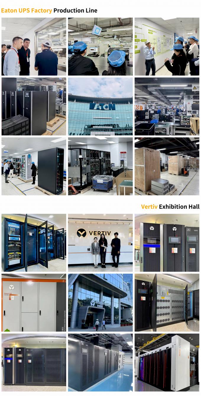 SANTAK Castillo 3C3 HD Tres fases 80KVA 80KW Torre en línea UPS modular interna para redes de centros de datos Telecomunicaciones 18